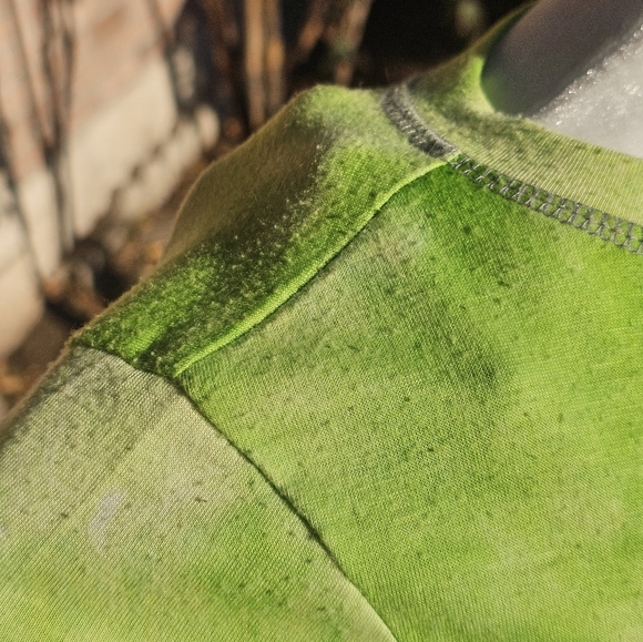 Double D Ranch neon green Indian dress - Picture 3 of 7